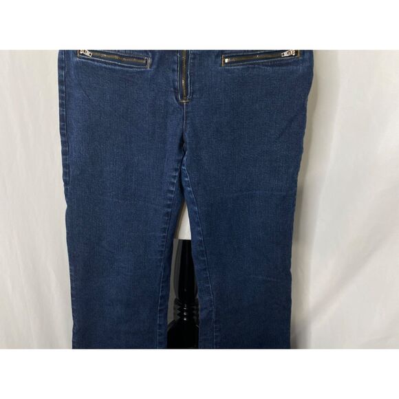 Old Navy Women's Jean’s Blue Denim Vintage Zip Pocket Bootcut Size 10 X 27 - Picture 4 of 11